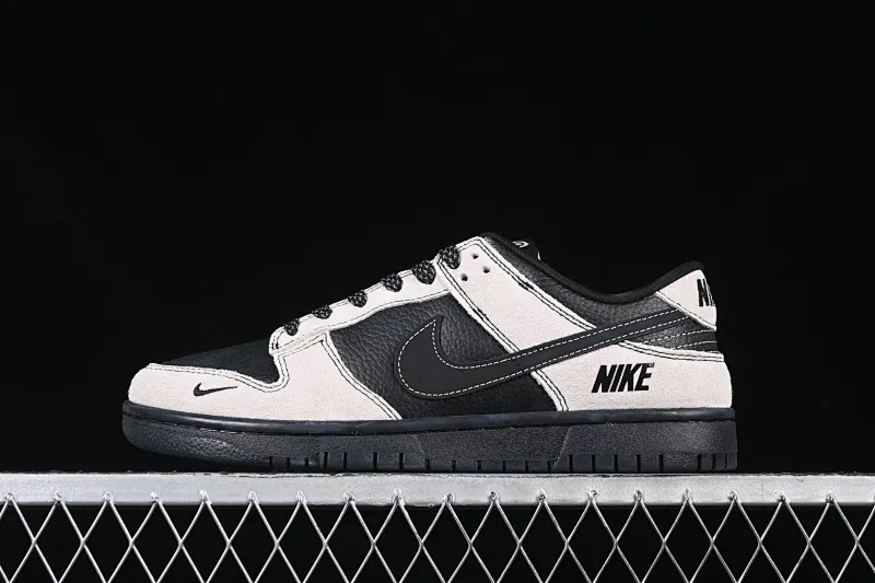 All categories Nk SB Dunk Series Nk SB Dunk Low High-end customized low-top sneakers Nike SB Dunk Low joint black and gray color low-top casual sports skateboard shoes SC9207-407